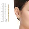 Thumbnail Image 4 of Brilliant Moments Diamond Hoop Drop Earrings 1/2 ct tw 14K Yellow Gold