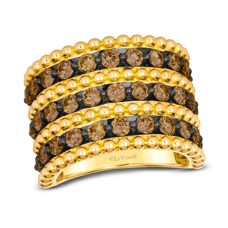 Main Image 1 of Le Vian Dolce D'Oro Chocolate Diamond Ring 2-1/5 ct tw 14K Honey Gold