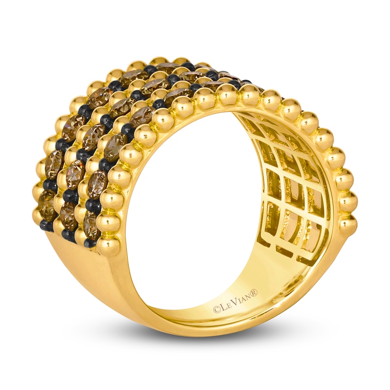 Le Vian Dolce D'Oro Chocolate Diamond Ring 2-1/5 ct tw 14K Honey Gold