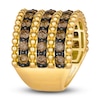 Thumbnail Image 2 of Le Vian Dolce D'Oro Chocolate Diamond Ring 2-1/5 ct tw 14K Honey Gold