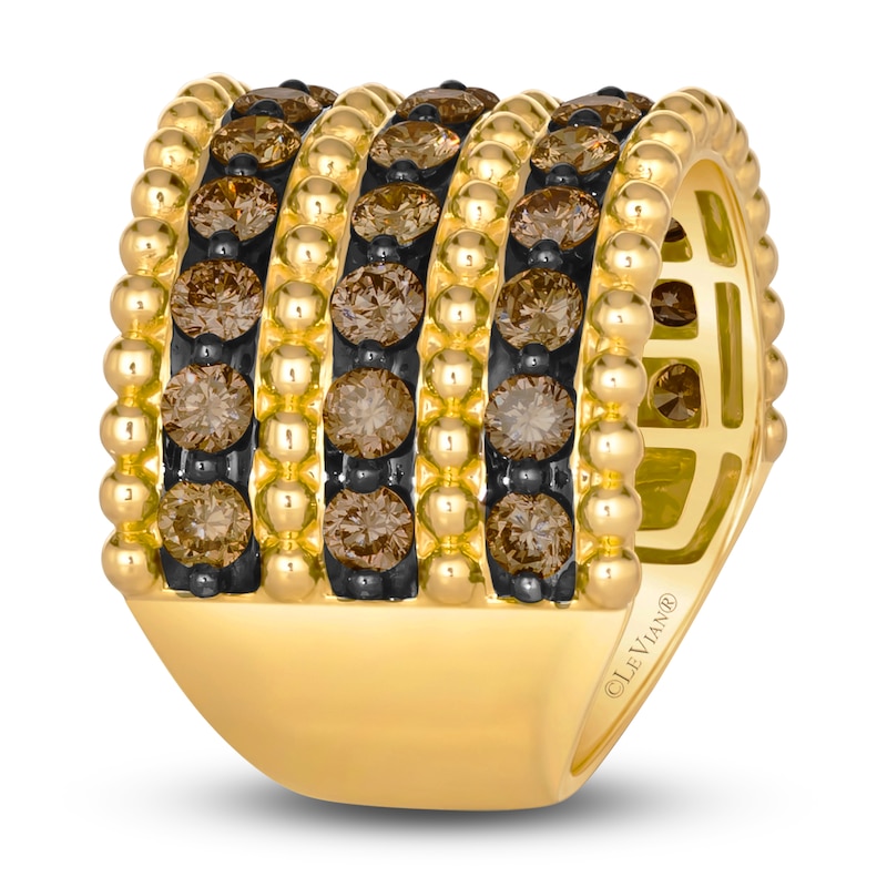 Main Image 3 of Le Vian Dolce D'Oro Chocolate Diamond Ring 2-1/5 ct tw 14K Honey Gold