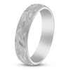 Thumbnail Image 2 of Men's Scroll Wedding Band 14K White Gold 5mm
