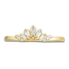 Thumbnail Image 3 of Round & Baguette-Cut Diamond Contour Anniversary Band 1/6 ct tw 14K Yellow Gold