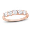 Thumbnail Image 0 of Diamond 5-Stone Anniversary Band 1 ct tw 14K Rose Gold