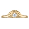 Thumbnail Image 3 of Diamond Bezel-Set Sunrise Ring 1/10 ct tw 10K Yellow Gold
