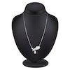 Thumbnail Image 3 of Pear-Shaped Lab-Grown Diamond Drop Bow Necklace 1-1/2 ct tw 14K White Gold