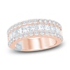 Thumbnail Image 1 of Pnina Tornai Couture Princess & Round-Cut Diamond Anniversary Ring 3 ct tw 18K Rose Gold