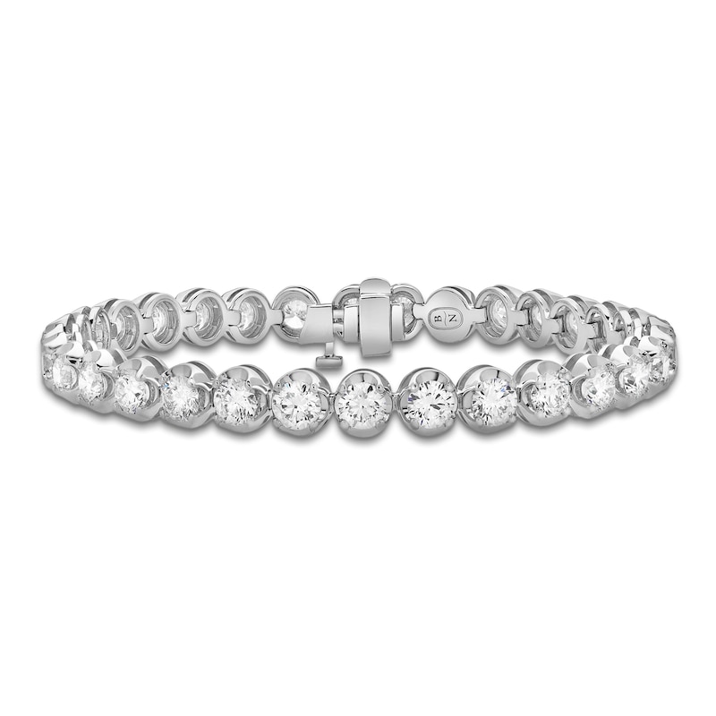 Main Image 1 of Blue Nile X Jared Diamond Tennis Bracelet 10 ct tw 14K White Gold 7"