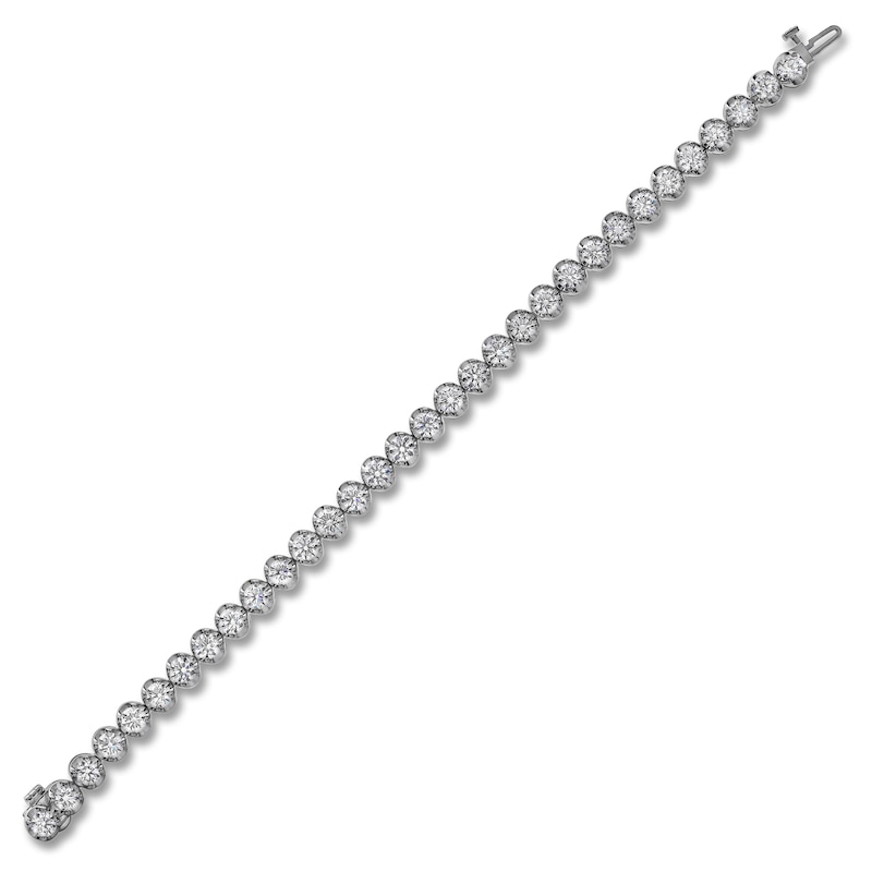 Main Image 2 of Blue Nile X Jared Diamond Tennis Bracelet 10 ct tw 14K White Gold 7"