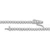 Thumbnail Image 3 of Blue Nile X Jared Oval & Round-Cut Diamond Tennis Necklace 6 ct tw 14K Two-Tone Gold 18"