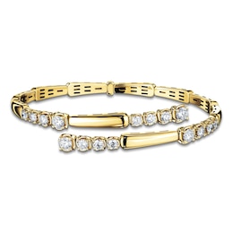 Matinee by A Link Diamond Bangle Bracelet 1-7/8 ct tw 18K Yellow Gold