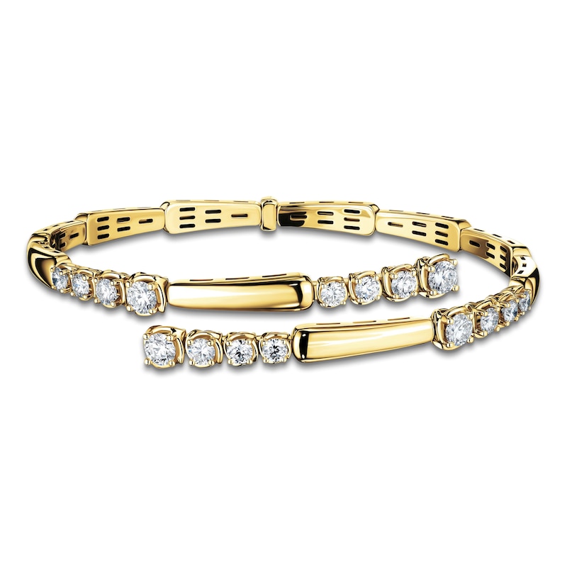 Main Image 1 of Matinee by A Link Diamond Bangle Bracelet 1-7/8 ct tw 18K Yellow Gold
