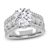 Thumbnail Image 1 of Round-Cut Created By Jared Studio Lab-Grown Diamond Engagement Ring 3-3/4 ct tw 14K White Gold