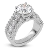 Thumbnail Image 2 of Round-Cut Created By Jared Studio Lab-Grown Diamond Engagement Ring 3-3/4 ct tw 14K White Gold