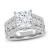 Thumbnail Image 1 of Princess-Cut Created By Jared Studio Lab-Grown Diamond Engagement Ring 3-3/4 ct tw 14K White Gold