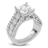 Thumbnail Image 2 of Princess-Cut Created By Jared Studio Lab-Grown Diamond Engagement Ring 3-3/4 ct tw 14K White Gold