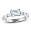 Thumbnail Image 1 of Vera Wang VOW Emerald-Cut Diamond Engagement Ring 1-1/2 ct tw 14K White Gold