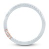 Thumbnail Image 4 of Pnina Tornai Diamond Two-Row Curved Wedding Band 1/3 ct tw 14K White Gold