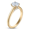 Thumbnail Image 2 of Round-Cut Lab-Grown Diamond Solitaire Plus Engagement Ring 1 ct tw 18K Yellow Gold (VS2/F)