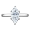 Thumbnail Image 3 of Marquise-Cut Lab-Grown Diamond Solitaire Plus Engagement Ring 1-5/8 ct tw Platinum (VS2/F)