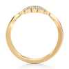 Thumbnail Image 2 of J'Lure Lab-Created Diamond Scalloped Wedding Band 1/6 ct tw 18K Yellow Gold