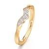 Thumbnail Image 4 of J'Lure Lab-Created Diamond Scalloped Wedding Band 1/6 ct tw 18K Yellow Gold