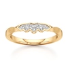 Thumbnail Image 1 of J'Lure Lab-Grown Diamond Scalloped Wedding Band 1/6 ct tw 18K Yellow Gold
