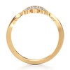 Thumbnail Image 2 of J'Lure Lab-Grown Diamond Scalloped Wedding Band 1/6 ct tw 18K Yellow Gold