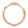 Thumbnail Image 2 of J'Lure Lab-Grown Diamond Scalloped Wedding Band 1/5 ct tw 18K Rose Gold