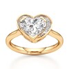 Thumbnail Image 1 of J'Lure Heart Brilliant-Cut Lab-Grown Diamond Half-Halo Engagement Ring 2 ct tw 18K Yellow Gold