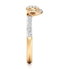 Thumbnail Image 3 of J'Lure Oval Step-Cut Lab-Grown Diamond Contour Wedding Band 1/2 ct tw 18K Yellow Gold