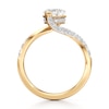 Thumbnail Image 2 of J'Lure Hexagon Brilliant-Cut Lab-Grown Diamond Bypass Engagement Ring 1-3/8 ct tw 18K Yellow Gold