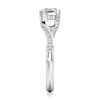 Thumbnail Image 3 of J'Lure Octagon Step-Cut Lab-Grown Diamond Bypass Engagement Ring 1-1/3 ct tw 18K White Gold