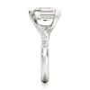 Thumbnail Image 3 of J'Lure Carre Step-Cut Lab-Grown Diamond Bypass Engagement Ring 3-1/2 ct tw 18K White Gold