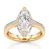 Thumbnail Image 1 of J'Lure Moval Old-Cut Lab-Grown Diamond Engagement Ring 2-1/4 ct tw 18K Yellow Gold