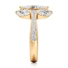 Thumbnail Image 3 of J'Lure Moval Old-Cut Lab-Grown Diamond Engagement Ring 2-1/4 ct tw 18K Yellow Gold