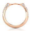 Thumbnail Image 2 of J'Lure Lab-Grown Diamond Contour Wedding Band 1/6 ct tw 18K Rose Gold
