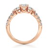 Thumbnail Image 2 of J'Lure Imperial-Emerald Step-Cut Lab-Grown Diamond Engagement Ring 2 ct tw 18K Rose Gold
