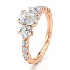 Thumbnail Image 4 of J'Lure Imperial-Emerald Step-Cut Lab-Grown Diamond Engagement Ring 2 ct tw 18K Rose Gold