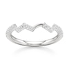 Thumbnail Image 1 of J'Lure Lab-Grown Diamond Angled Contour Wedding Band 1/5 ct tw 18K White Gold