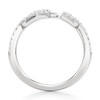 Thumbnail Image 2 of J'Lure Lab-Grown Diamond Angled Contour Wedding Band 1/5 ct tw 18K White Gold