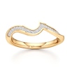 Thumbnail Image 1 of J'Lure Lab-Grown Diamond Contour Wedding Band 1/6 ct tw 18K Yellow Gold