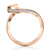 Thumbnail Image 2 of J'Lure Lab-Grown Diamond Contour Wedding Band 1/6 ct tw 18K Rose Gold