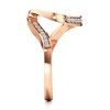 Thumbnail Image 3 of J'Lure Lab-Grown Diamond Contour Wedding Band 1/6 ct tw 18K Rose Gold