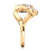 Thumbnail Image 3 of J'Lure Hexagon Portrait-Cut Lab-Grown Diamond Engagement Ring 3 ct tw 18K Yellow Gold