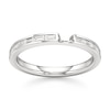Thumbnail Image 1 of J'Lure Baguette-Cut Lab-Grown Diamond Contour Wedding Band 3/8 ct tw 18K White Gold