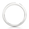 Thumbnail Image 2 of J'Lure Baguette-Cut Lab-Grown Diamond Contour Wedding Band 3/8 ct tw 18K White Gold
