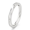 Thumbnail Image 4 of J'Lure Baguette-Cut Lab-Grown Diamond Contour Wedding Band 3/8 ct tw 18K White Gold