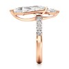 Thumbnail Image 3 of J'Lure Kite Step-Cut Two-Stone Lab-Grown Diamond Engagement Ring 3-3/8 ct tw 18K Rose Gold