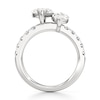 Thumbnail Image 2 of J'Lure Moval Old-Cut Two-Stone Lab-Grown Diamond Engagement Ring 4-5/8 ct tw 18K White Gold